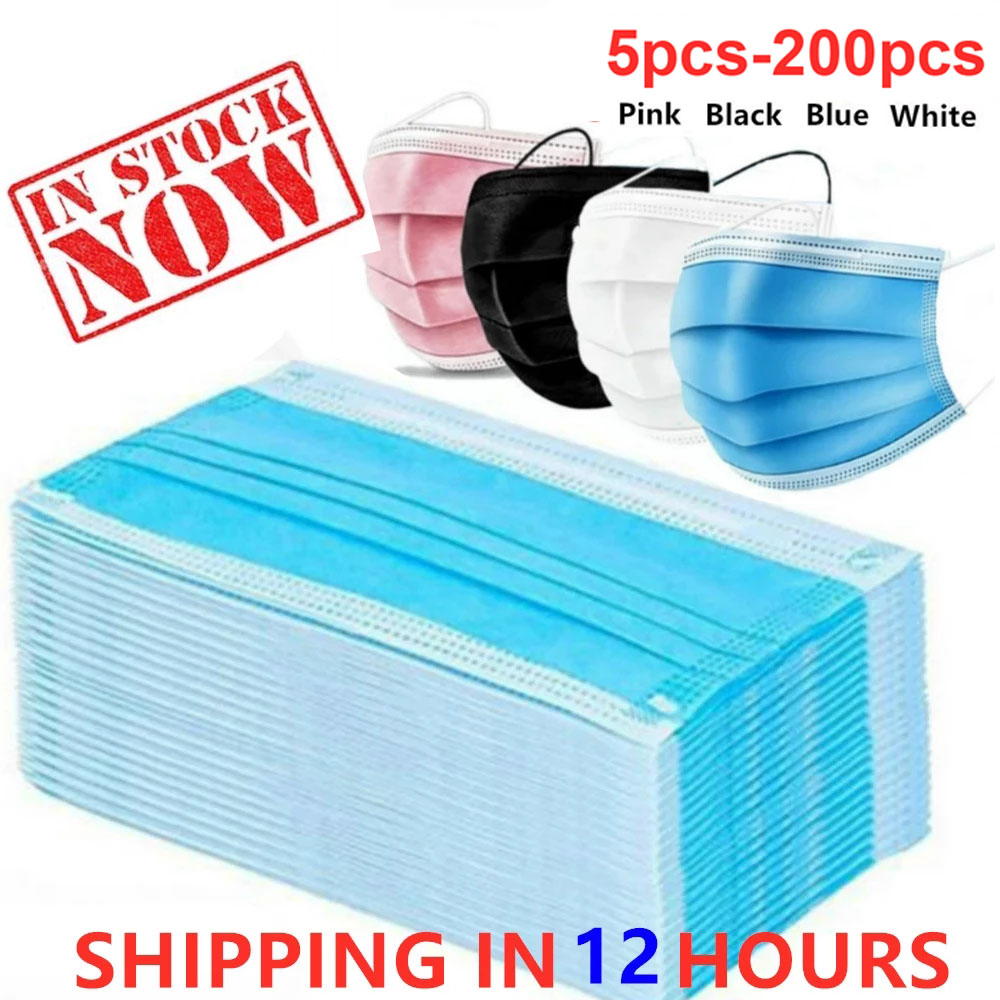 Disposable Surgical Mask - Mouth Masks 3-layer Anti-Dust Disposable Mascarillas