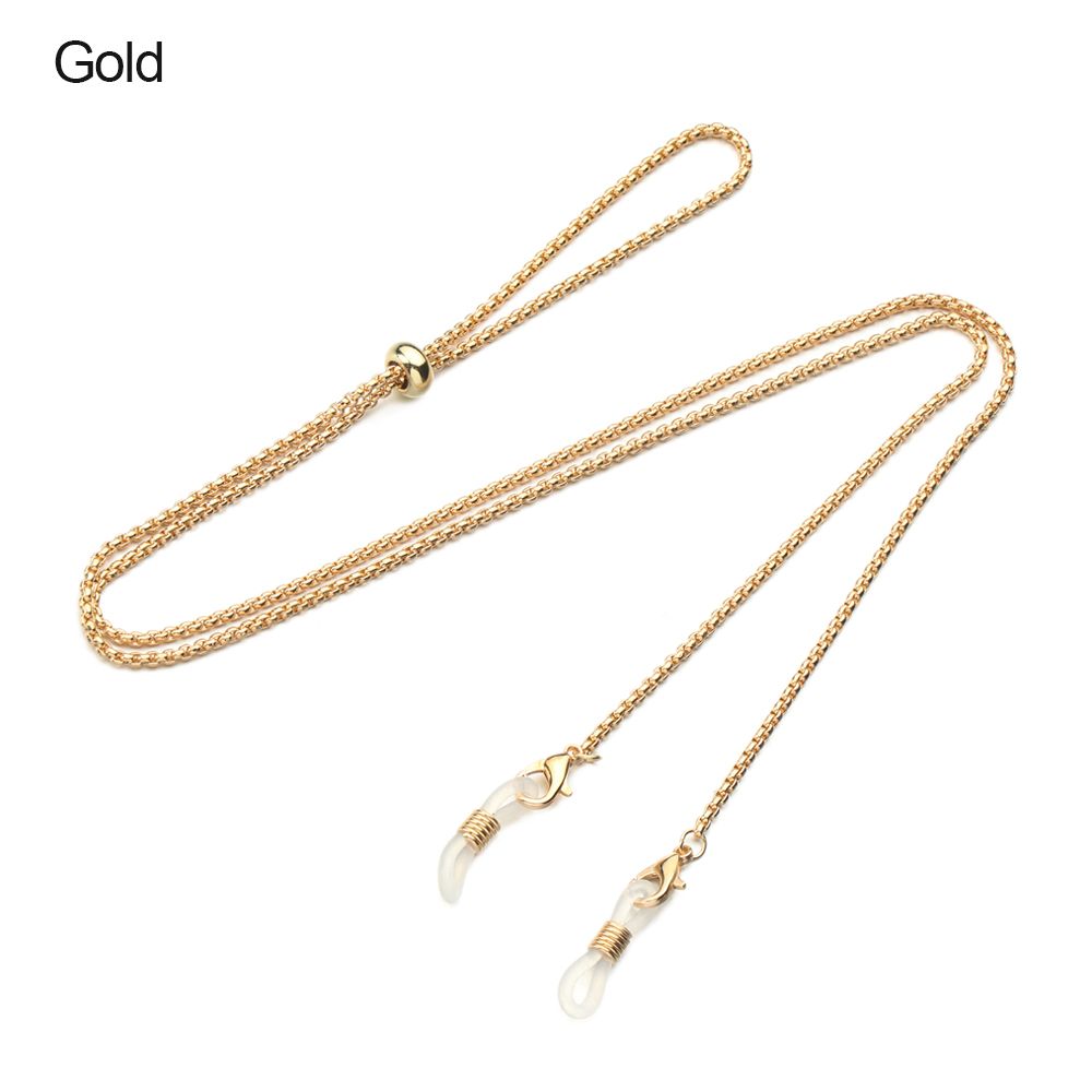 Mask Lanyard Adjustable - Adjustable Metal Anti-lost Eyeglasses Strap Mask