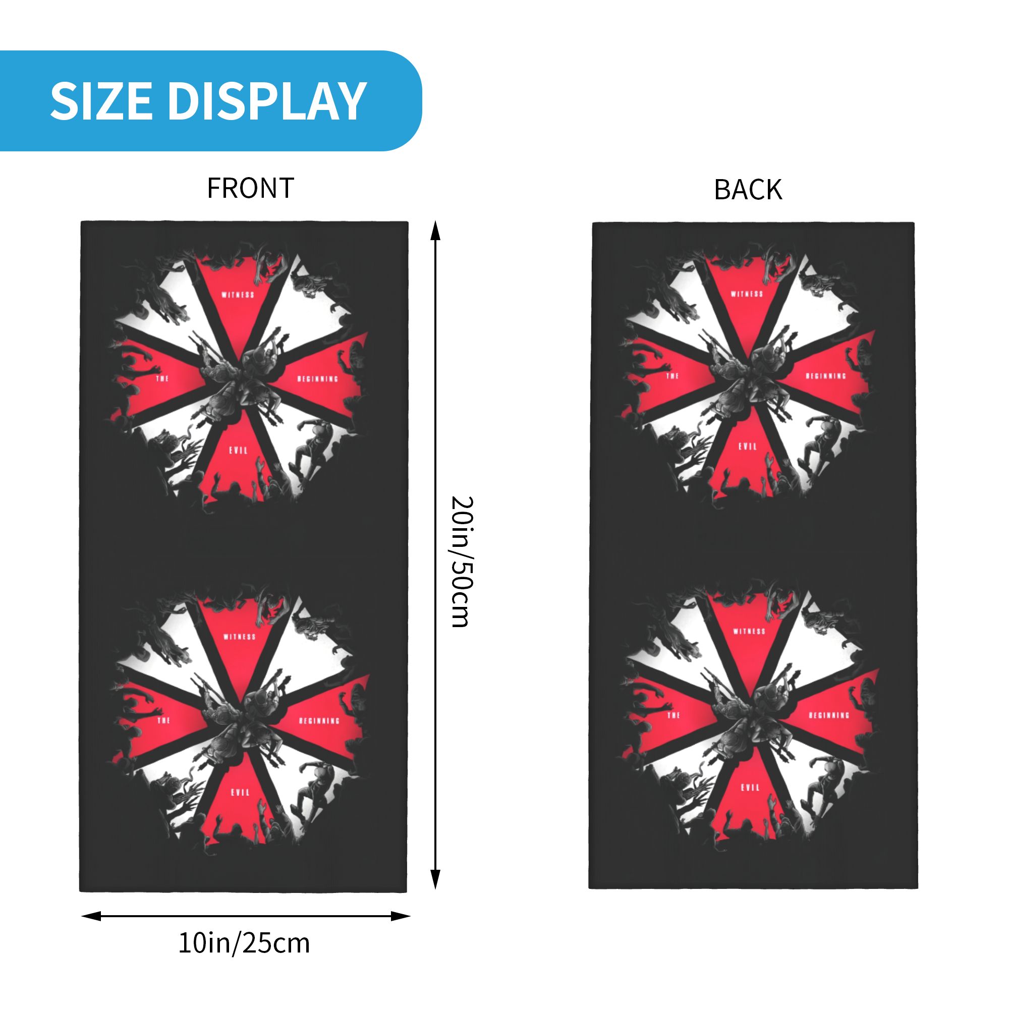 Umbrellas Corporations Residen - Neck Gaiter Face Cover のレビューと価格
