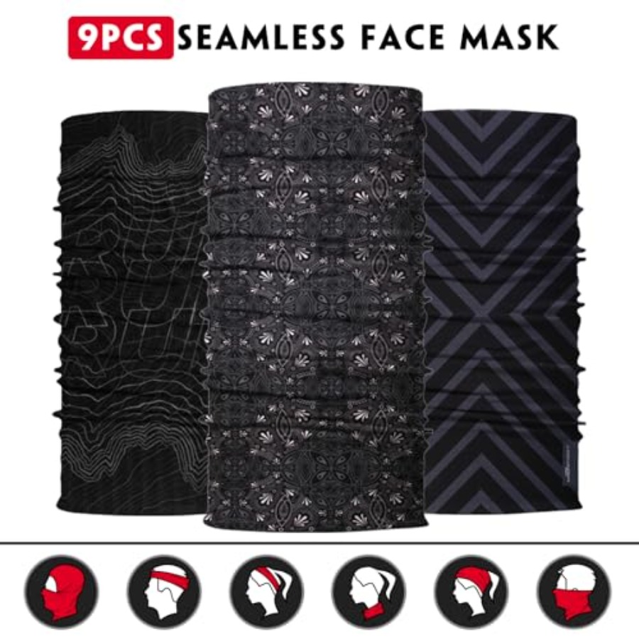 Neck Gaiter for Men Women Head - Neck Gaiter Face Cover のレビューと価格