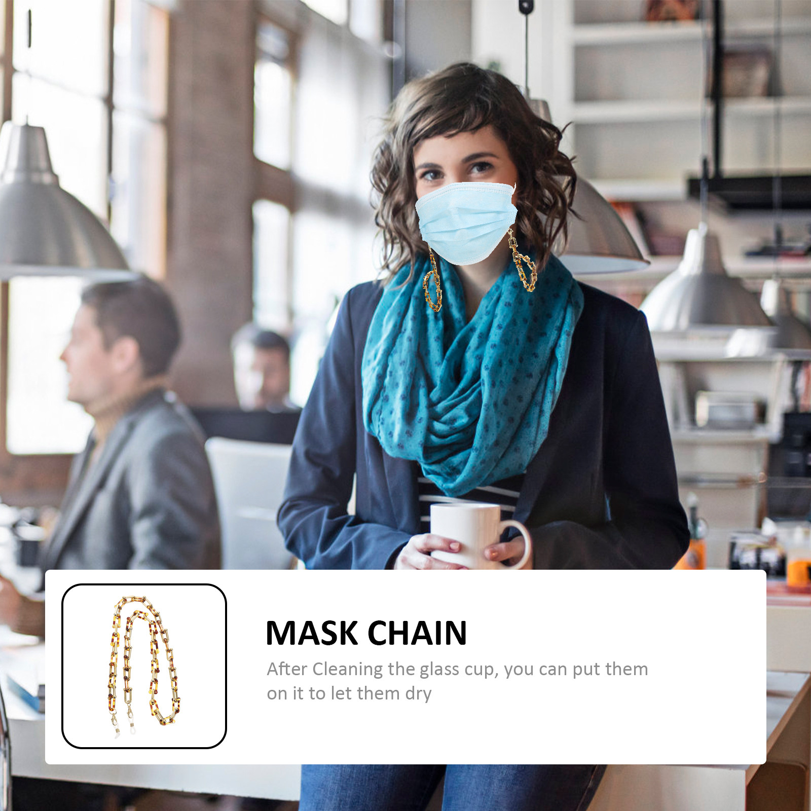 Premium Horsehoof Resin Mask C - Mask Chain Holder のレビューと価格