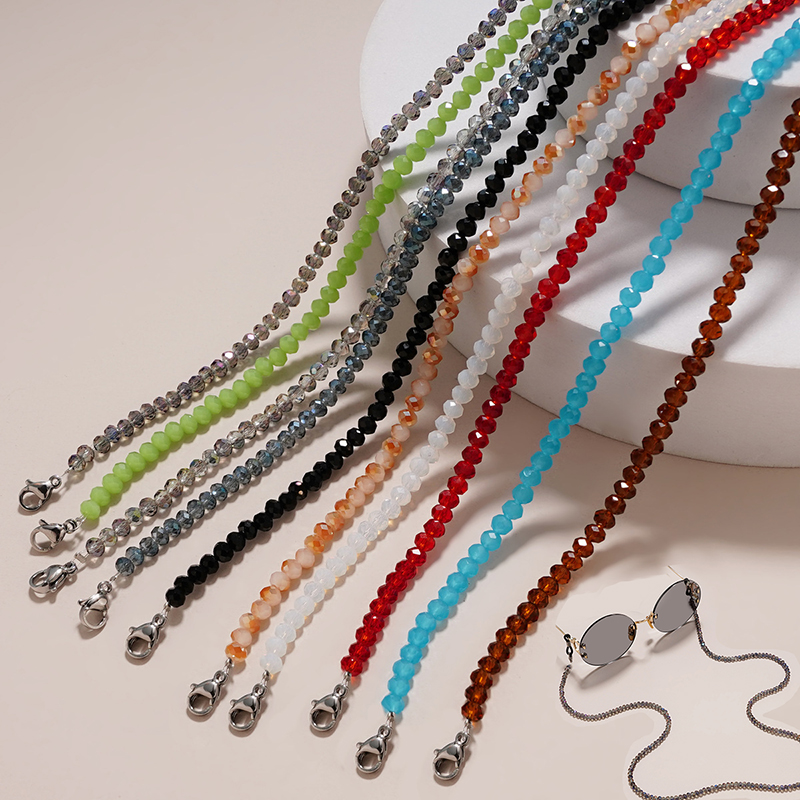 Crystal Glasses Chain For Wome - Mask Chain Holder のレビューと価格