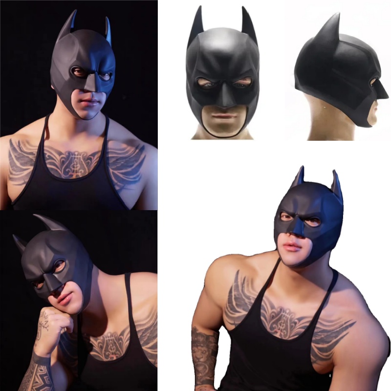Halloween Black Bat Mask Super - Respirator Half Face のレビューと価格