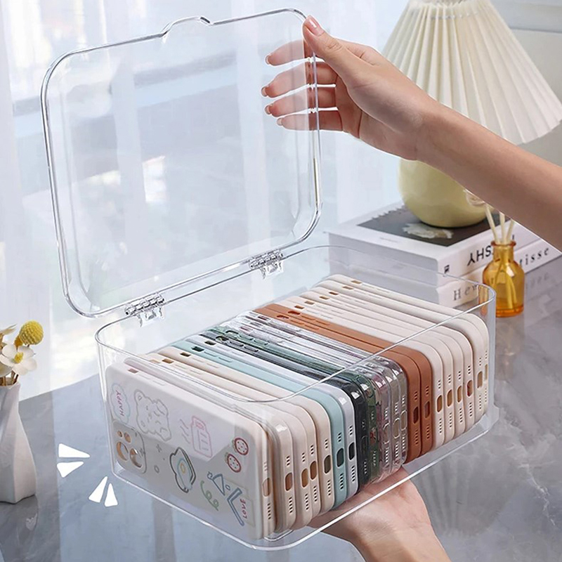 Acrylic Sundries Storage Baske - Face Mask Storage Box のレビューと価格