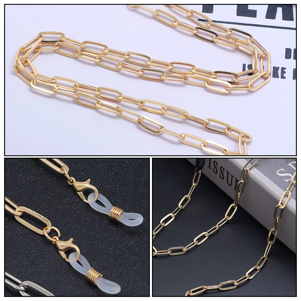 Gold Mask Lanyard Metal Face C - Mask Chain Holder のレビューと価格