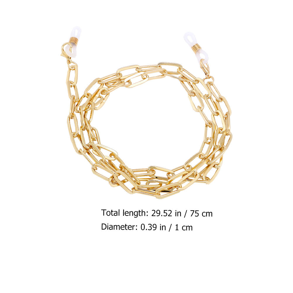 Gold Mask Lanyard Metal Face C - Mask Chain Holder のレビューと価格