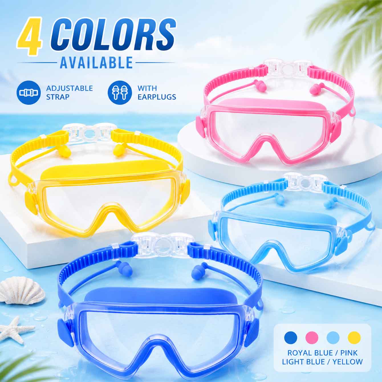 1PC Swim Goggles Snorkel Divin - Anti Pollution Mask のレビューと価格