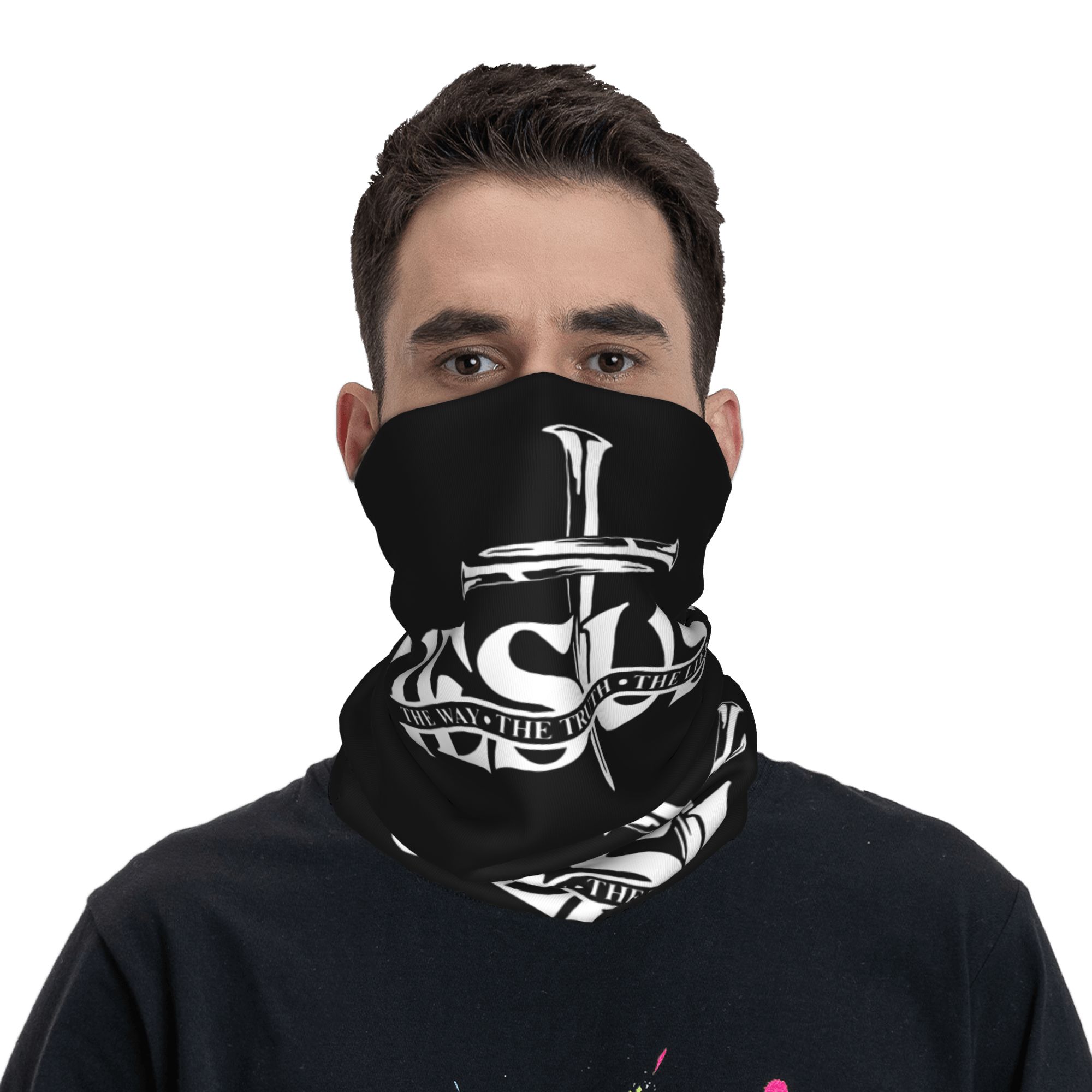 Custom Jesus The Way The Truth - Neck Gaiter Face Cover のレビューと価格