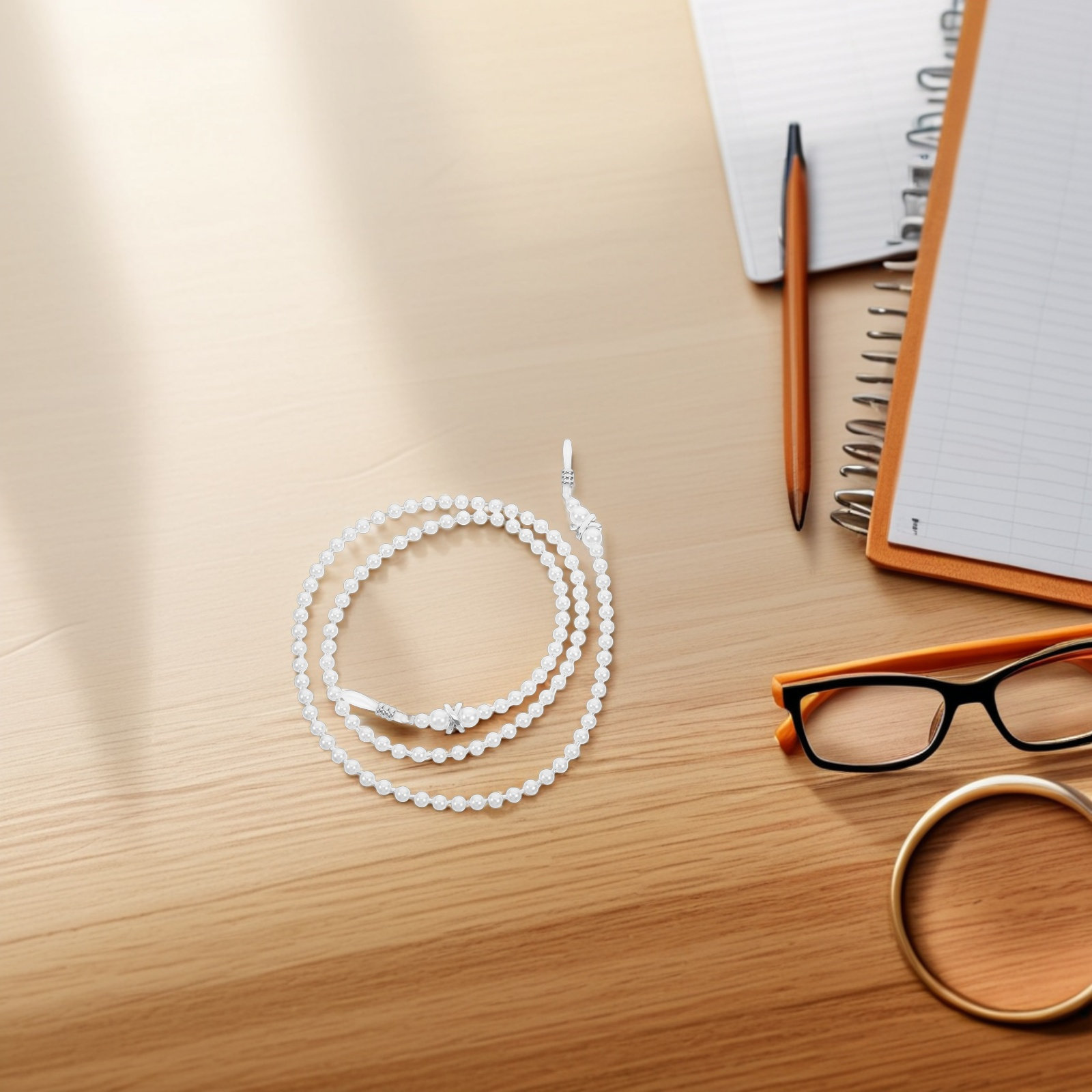 Pearl Eyeglass Cord Stylish Be - Mask Chain Holder のレビューと価格