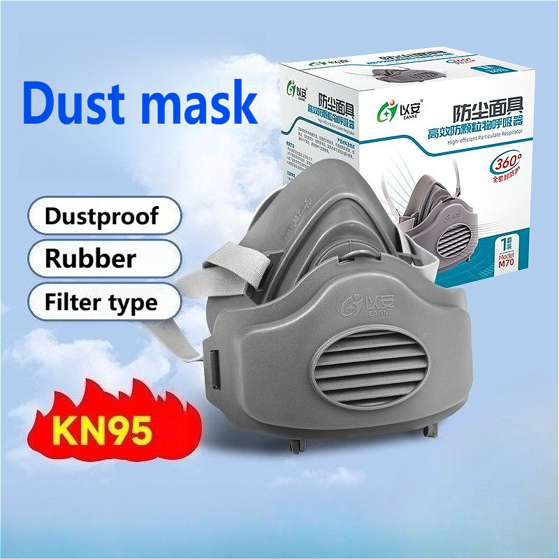Half Face Dust Mask Dust Respi - Kn95 Respirator Mask のレビューと価格