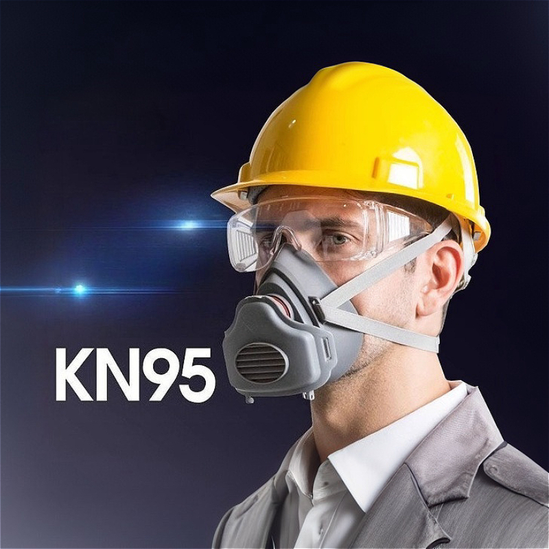 Half Face Dust Mask Dust Respi - Kn95 Respirator Mask のレビューと価格