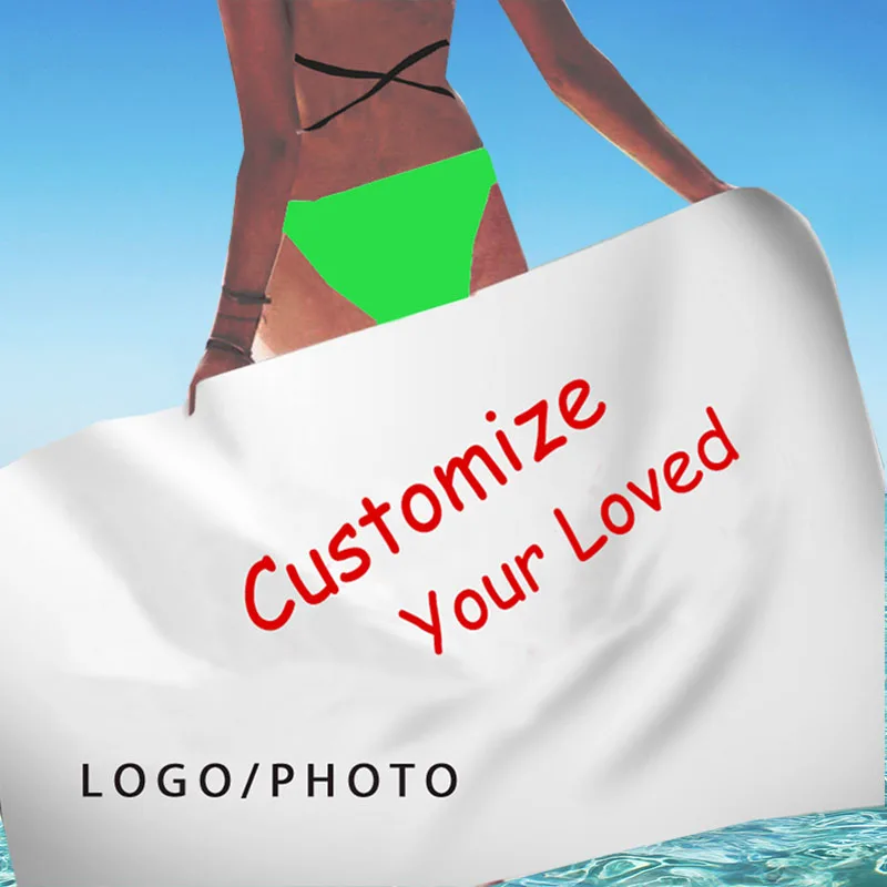 Custom Beach Towels with Your  - Cloth Face Mask Washable のレビューと価格
