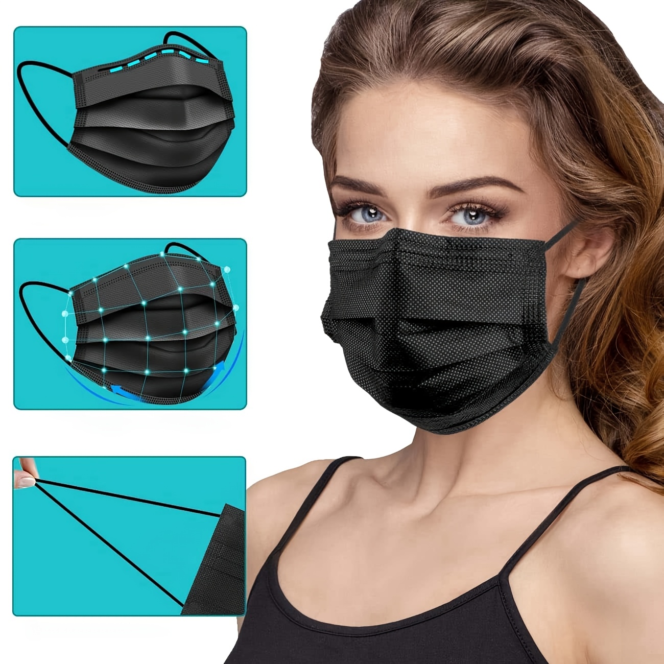 Fast Delivery! 300Pcs Thick Bl - Kids Face Mask のレビューと価格