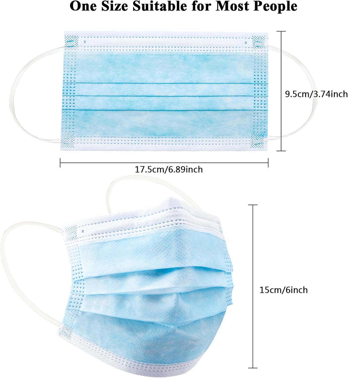 100pcs blue disposable protect - Disposable Mask Blue のレビューと価格