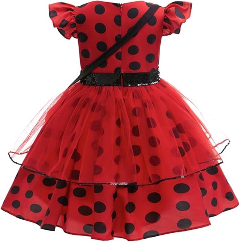 Girls Cosplay Costume Polka Do - Kids Face Mask のレビューと価格