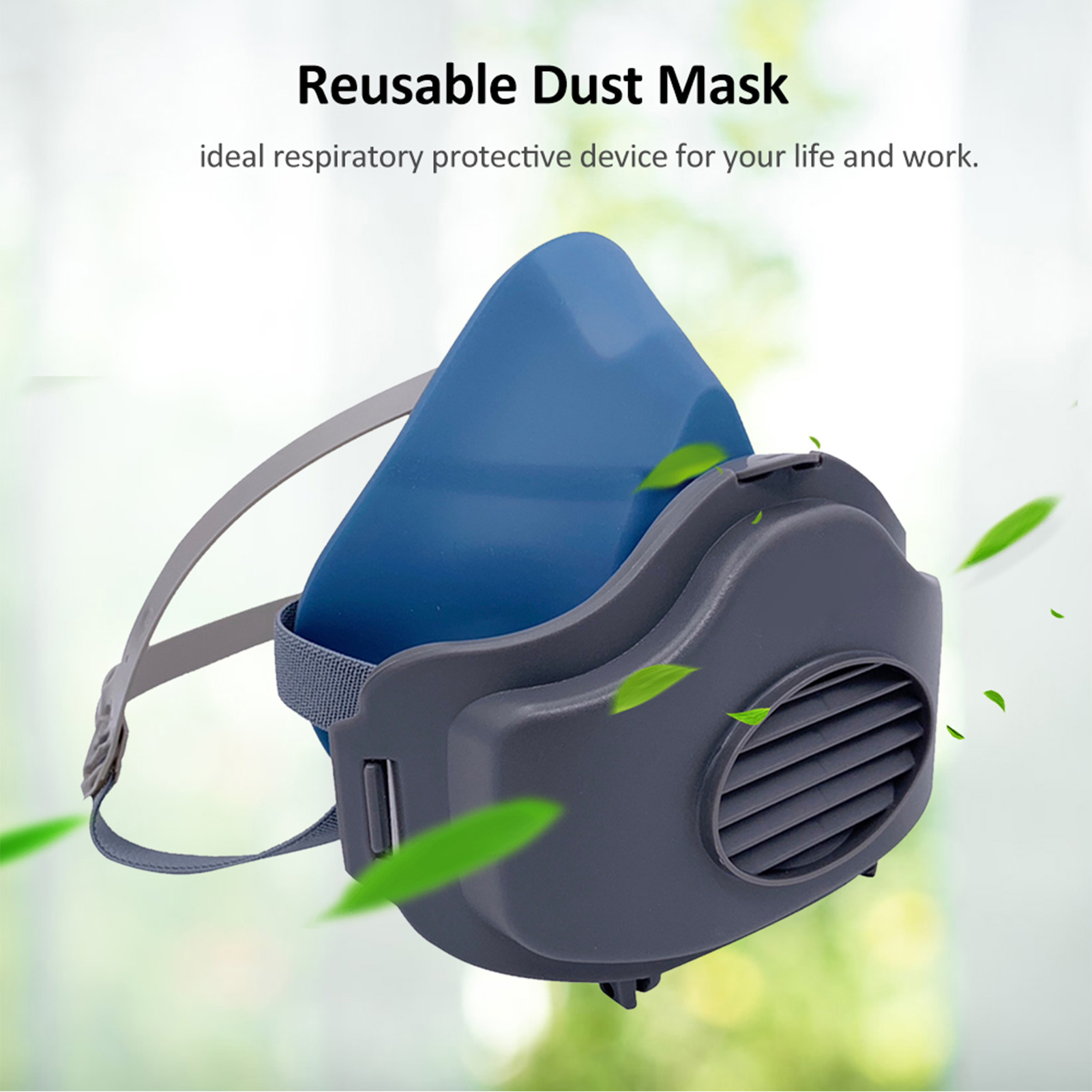 3200 Dust Mask Reusable Half F - Kn95 Respirator Mask のレビューと価格