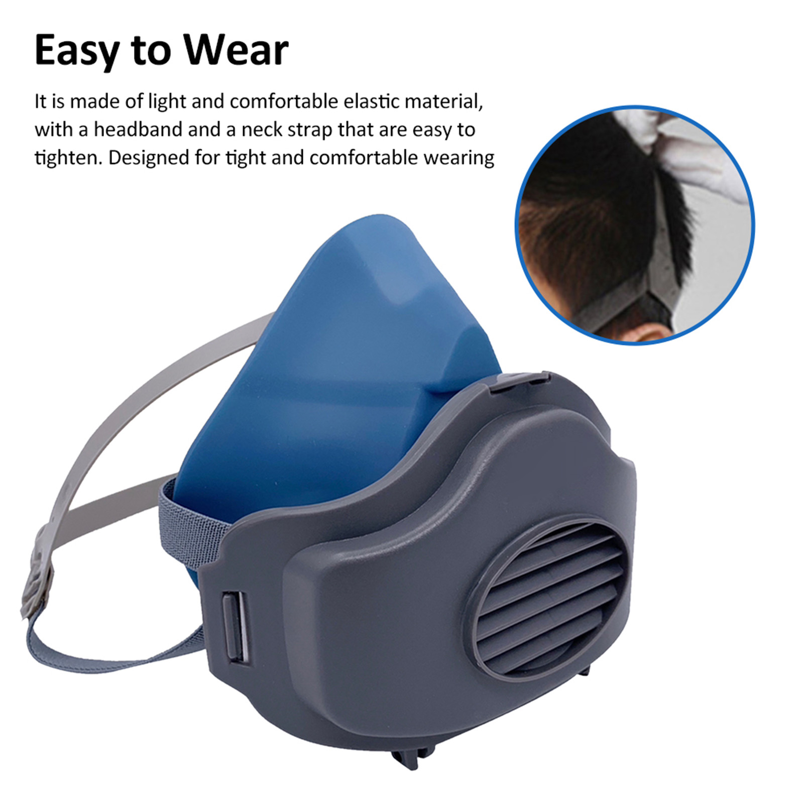 3200 Dust Mask Reusable Half F - Kn95 Respirator Mask のレビューと価格