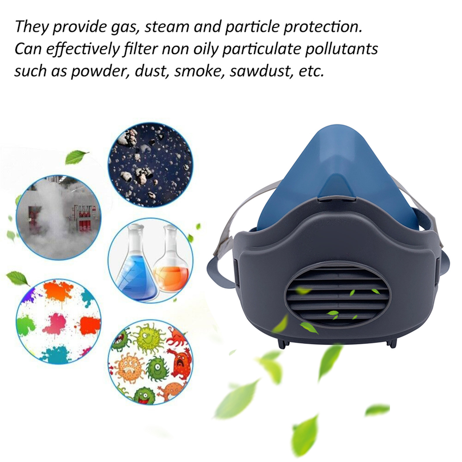 3200 Dust Mask Reusable Half F - Kn95 Respirator Mask のレビューと価格
