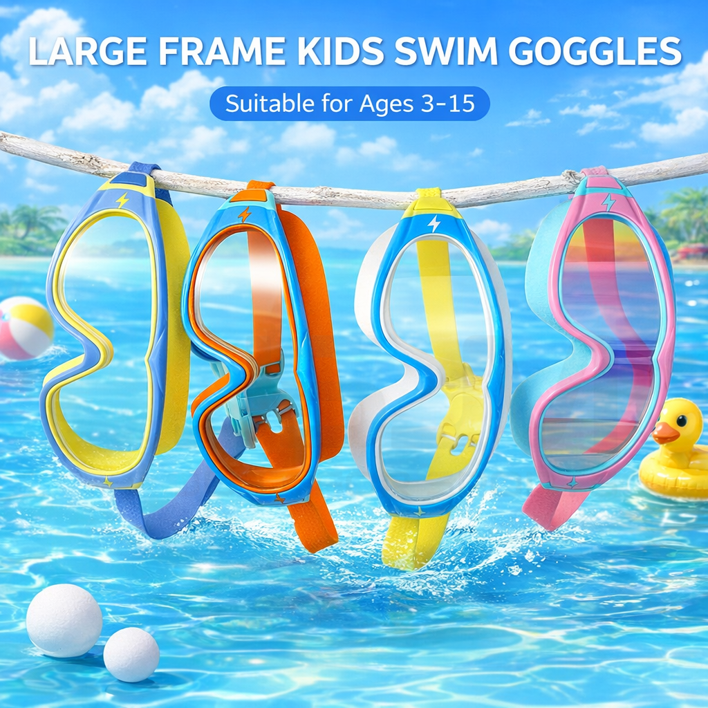 JSJM Kids Swimming Goggles Big - Silicone Mask Bracket のレビューと価格