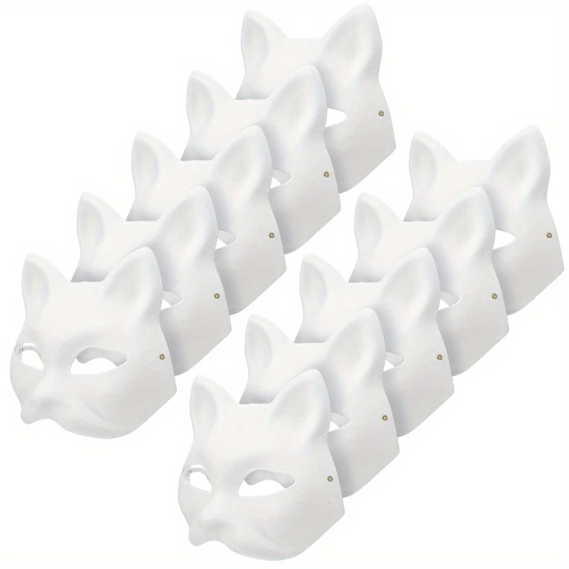 Mask Paper Blank Mask Hallowee - Respirator Half Face のレビューと価格