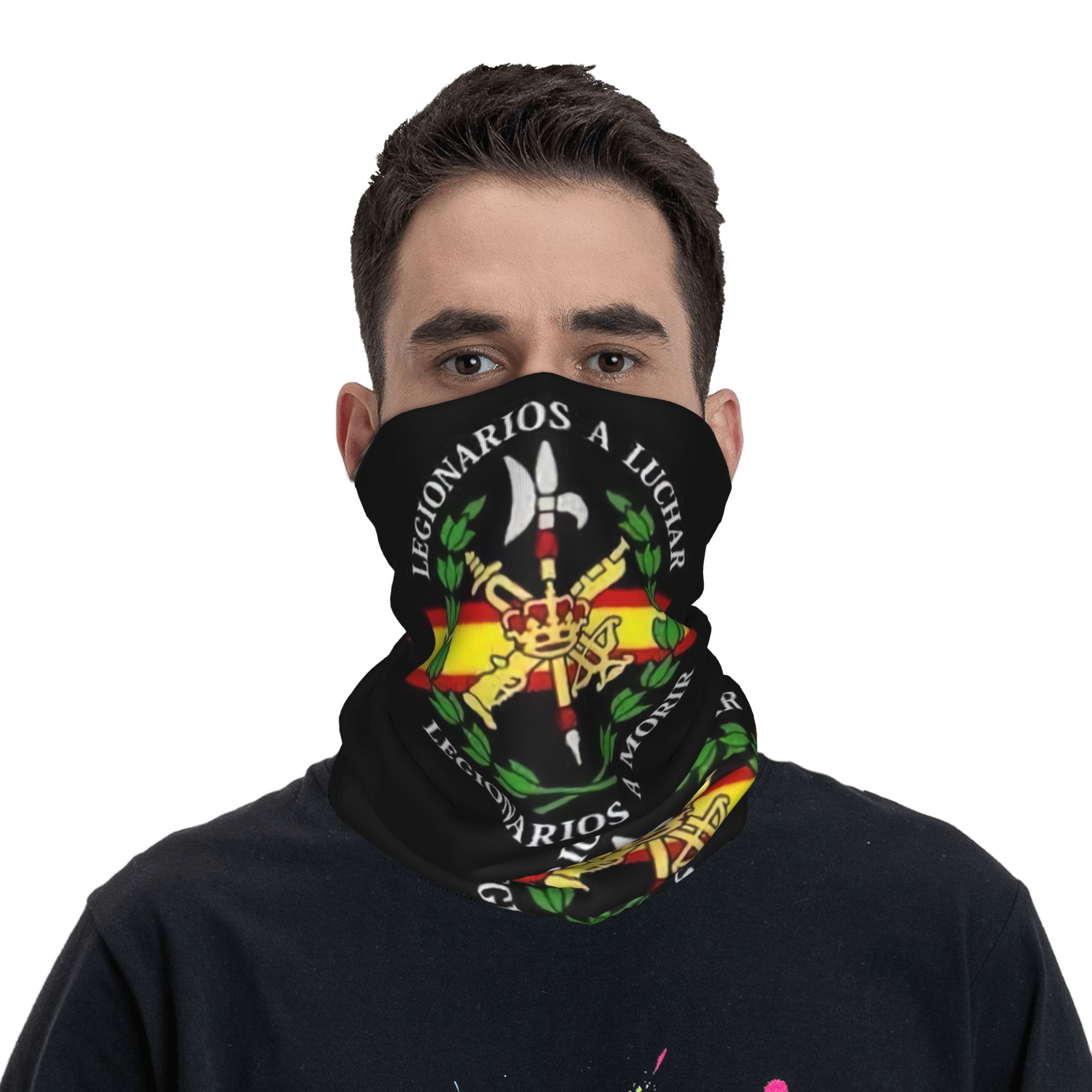 Custom Spanish Legion Bandana  - Neck Gaiter Face Cover のレビューと価格