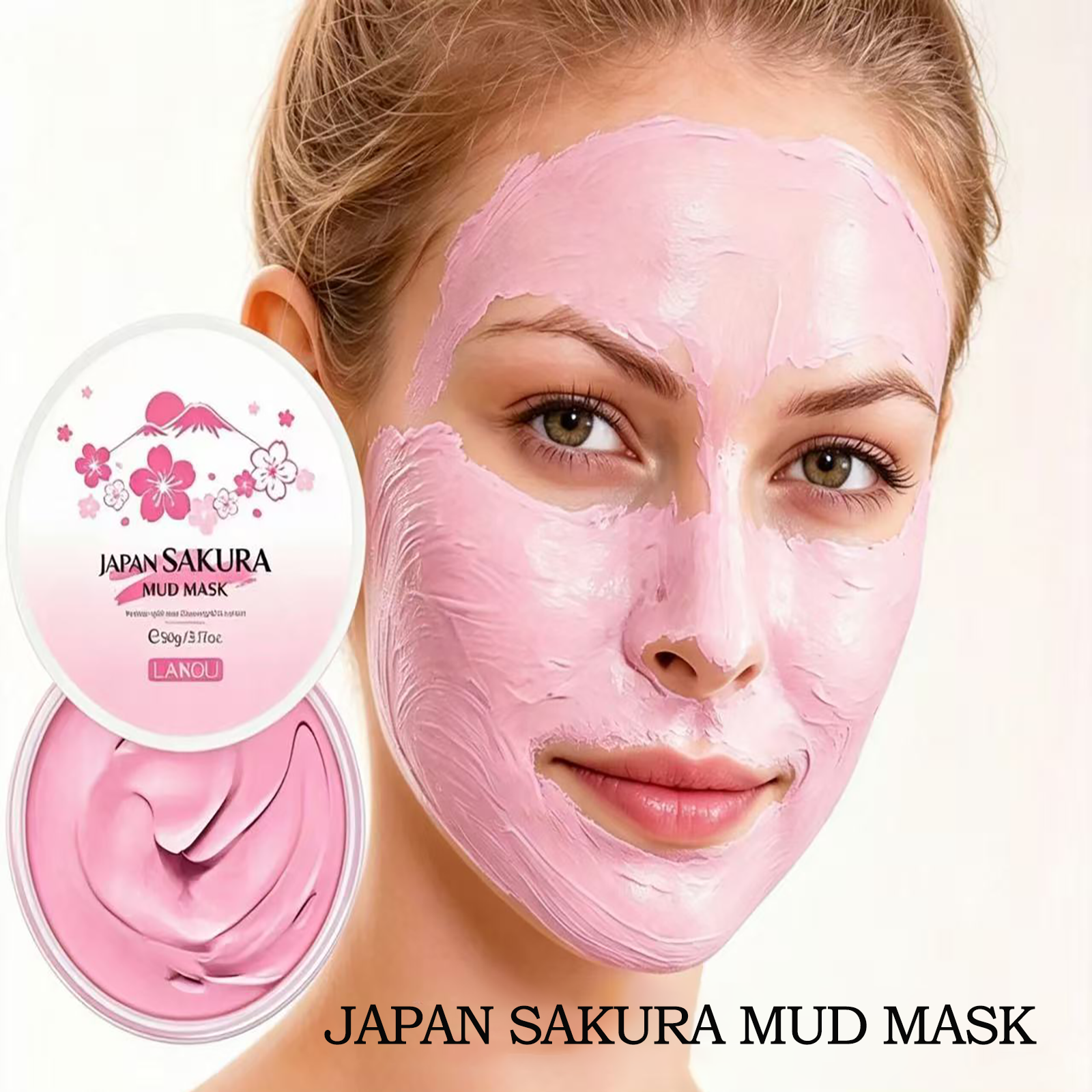 LAIKOU Sakura Clay Mask 25g 90 - Dust Mask Construction のレビューと価格