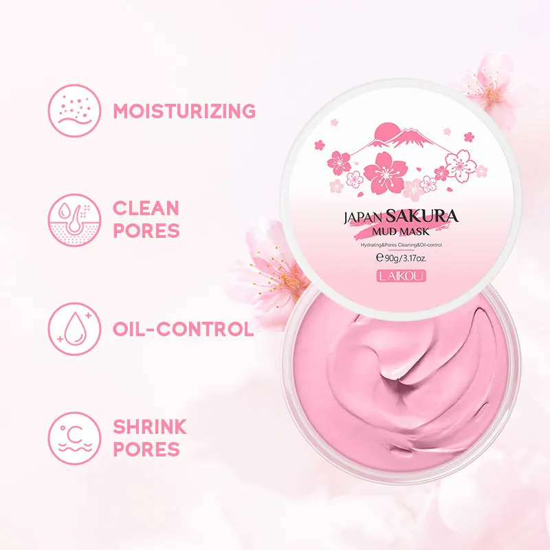 LAIKOU Sakura Clay Mask 25g 90 - Dust Mask Construction のレビューと価格