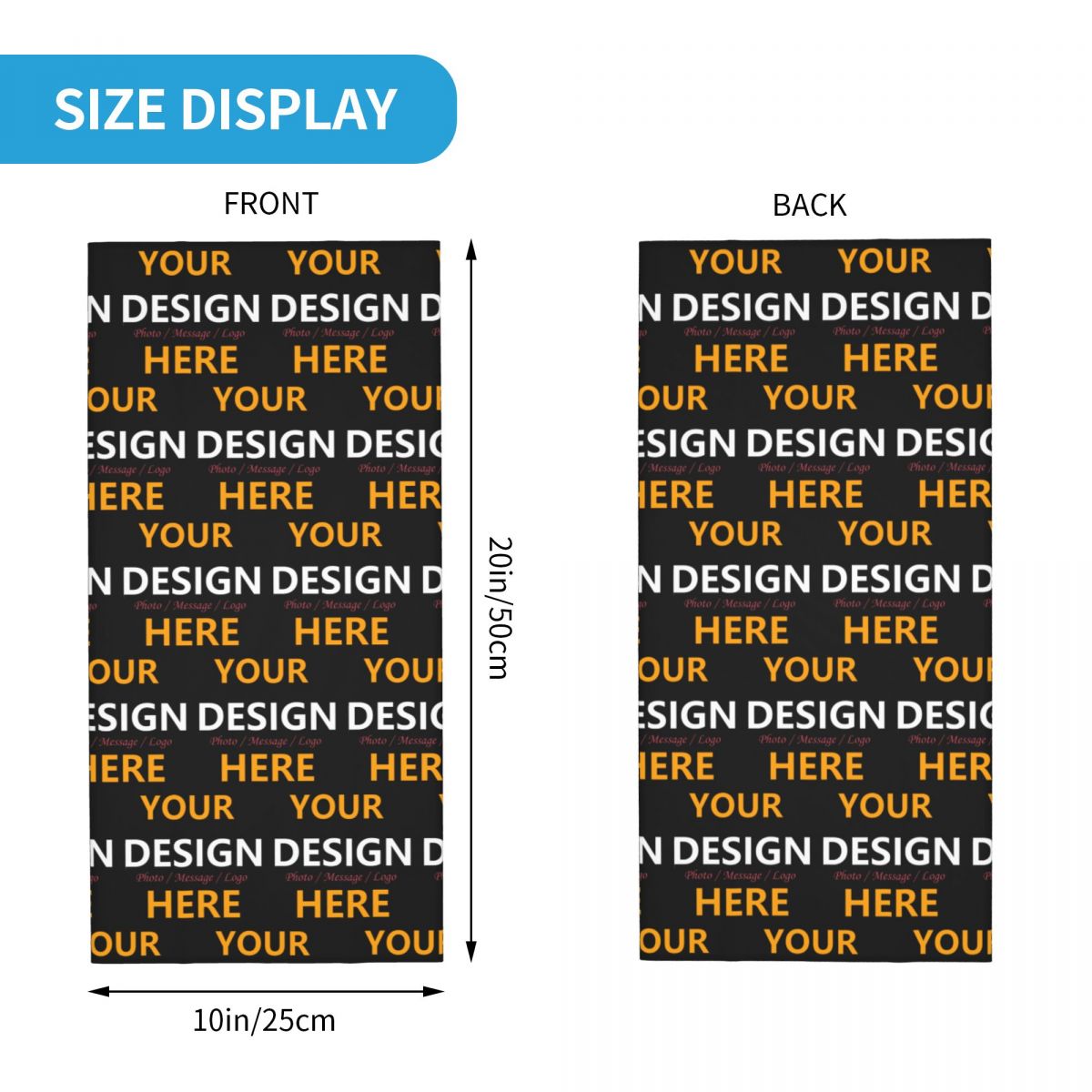 Custom Your Design Here Bandan - Neck Gaiter Face Cover のレビューと価格