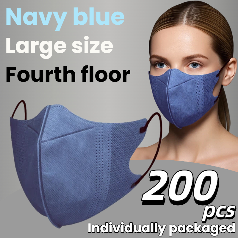 200Pcs/3D Three-Dimensional Da - Disposable Mask Blue のレビューと価格