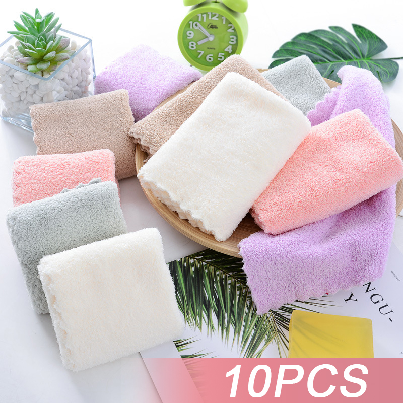 10Pcs Thickened Microfiber Hig - Cloth Face Mask Washable のレビューと価格