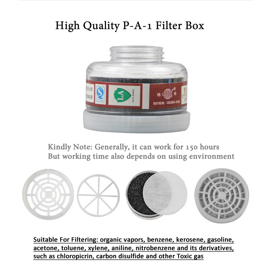 1pcs RD40 40mm Round Gas Mask  - Dust Mask Construction のレビューと価格
