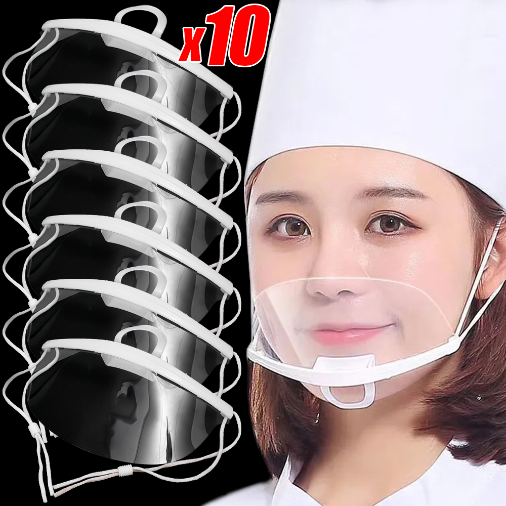 10/5/1x Plastic Clear Mask Shi - Anti Pollution Mask のレビューと価格