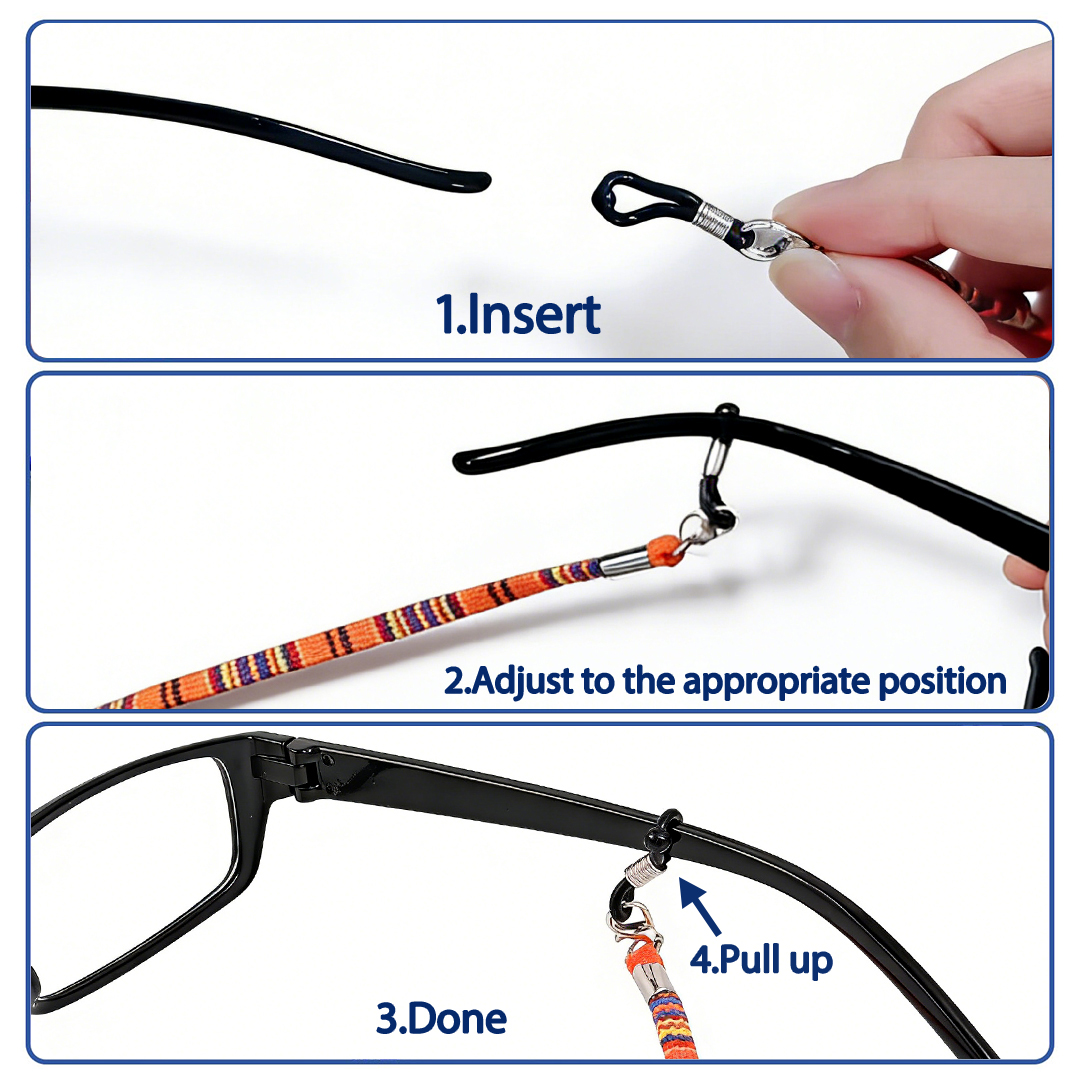 Eye Glasses String Holder Stra - Mask Lanyard Adjustable のレビューと価格