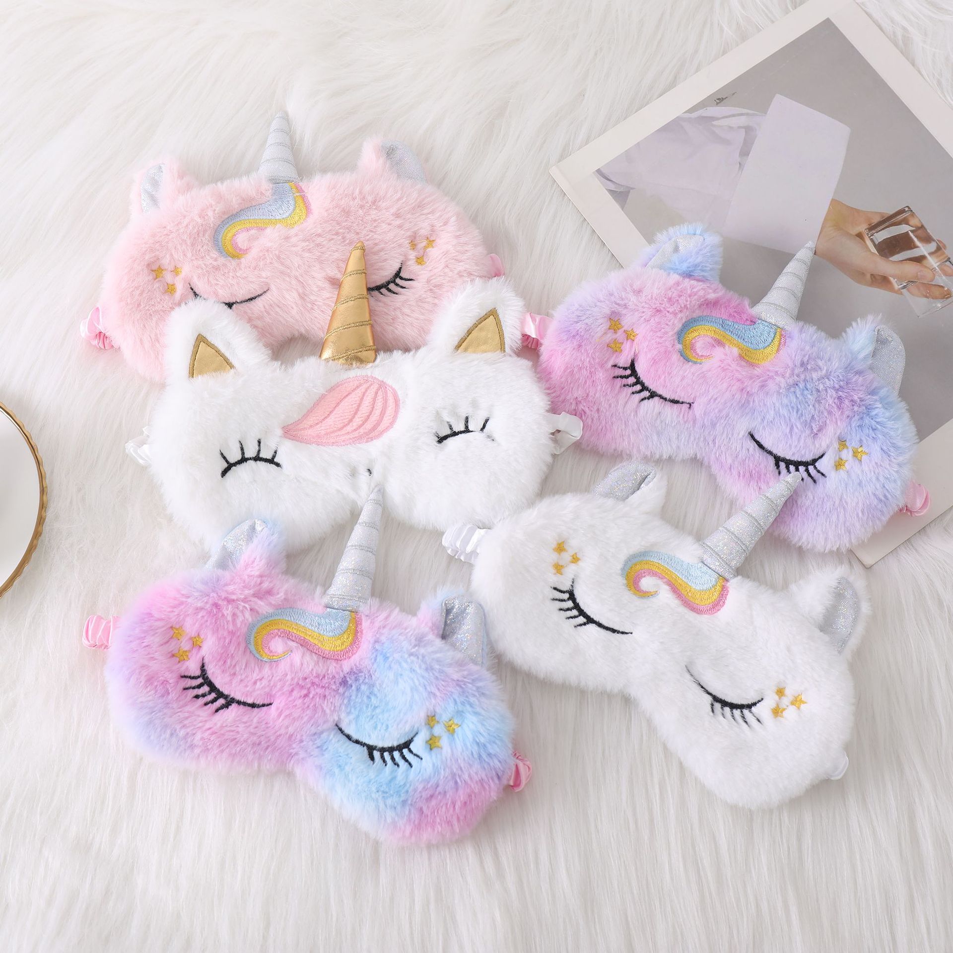Soft Plush Sleeping Eye Masks  - Kids Face Mask のレビューと価格