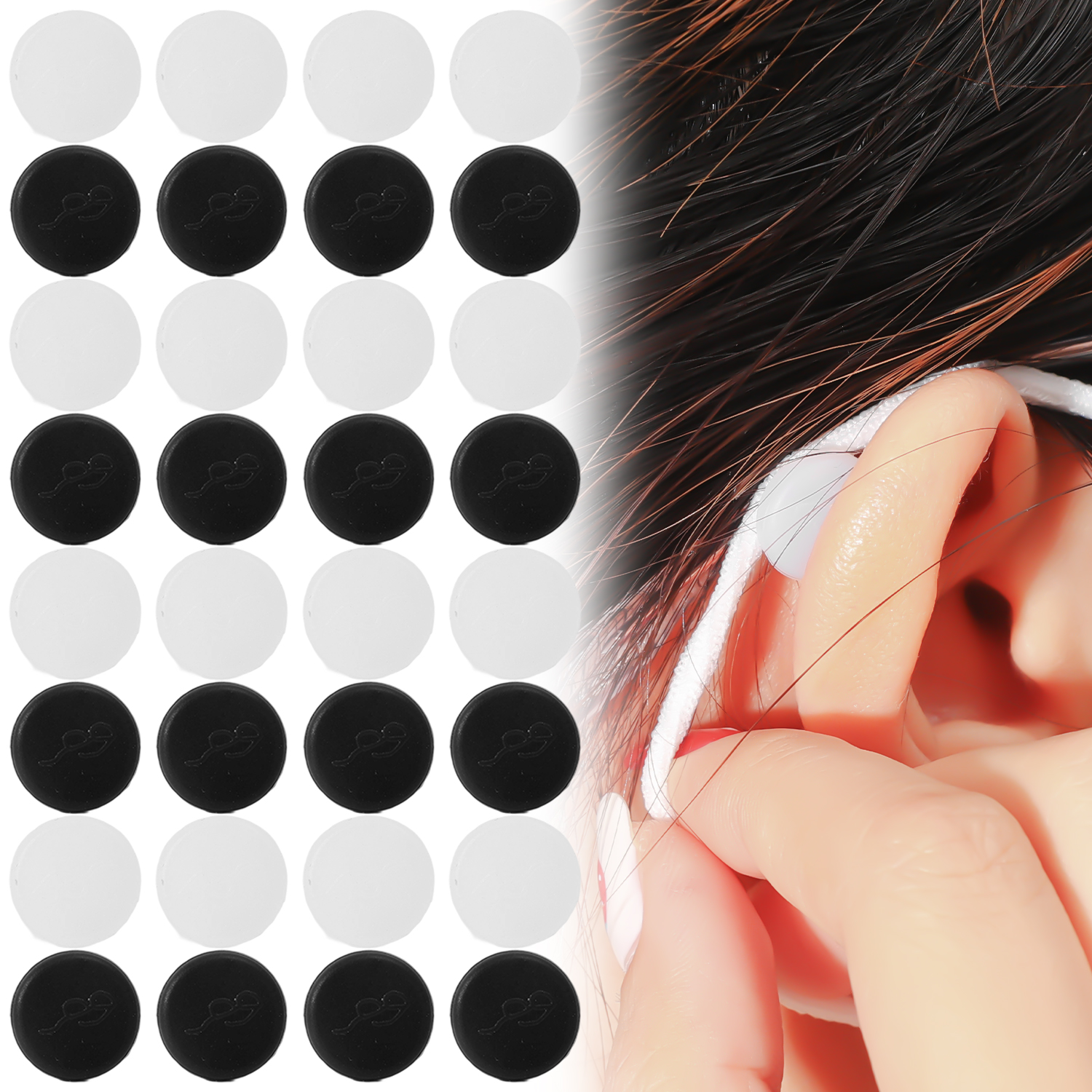 New Round Eyeglasses Mask Ear  - Silicone Mask Bracket のレビューと価格