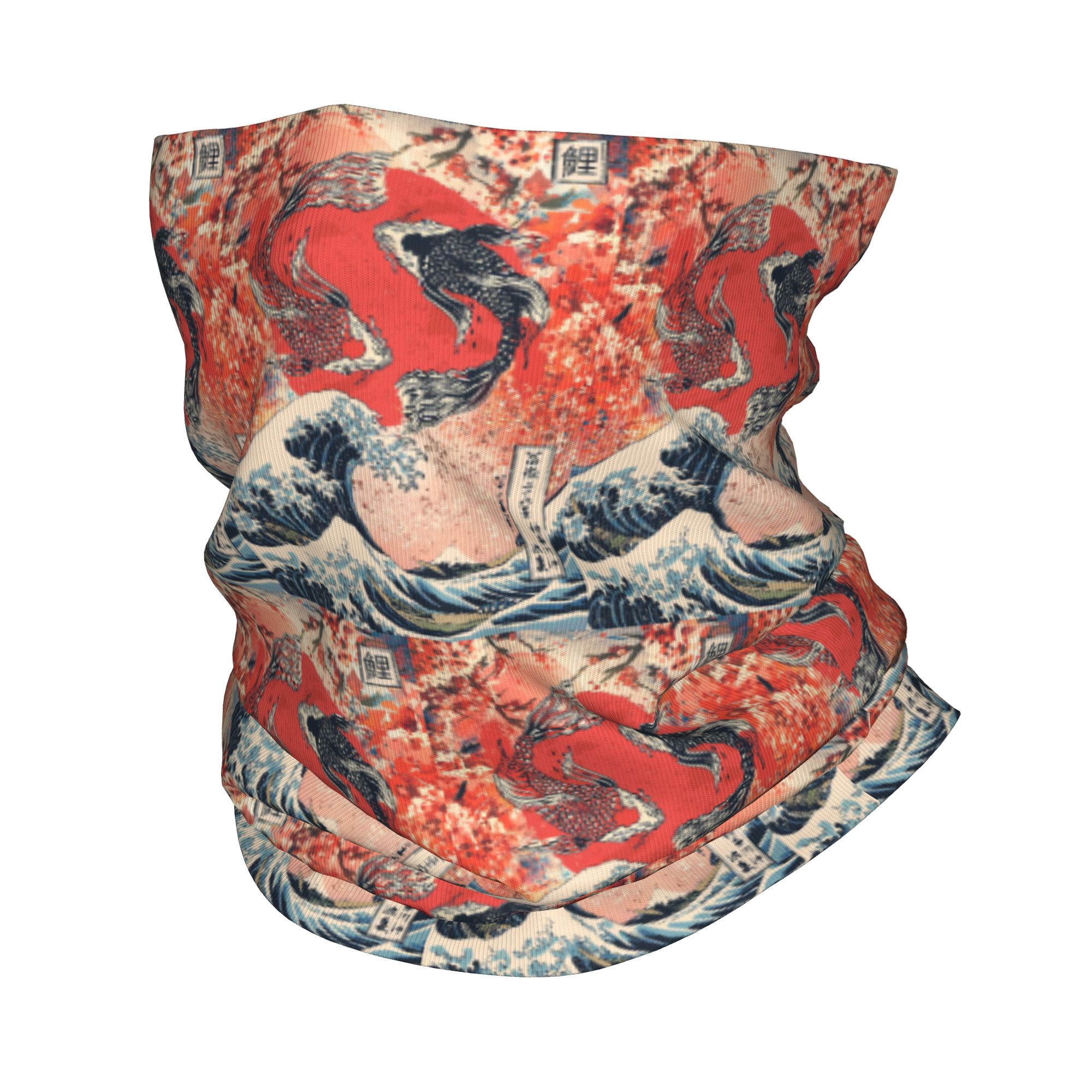 Koi Fish and Great Wave off Ka - Sports Mask Breathable のレビューと価格