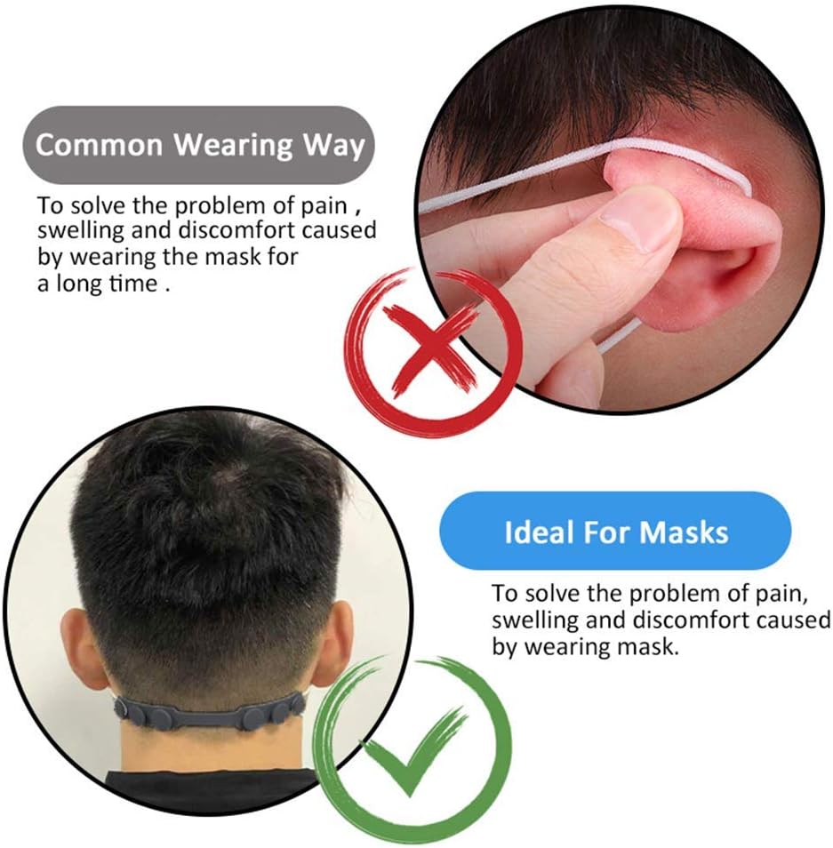 4 Pcs Silicone Ear Savers for  - Mask Ear Saver Strap のレビューと価格