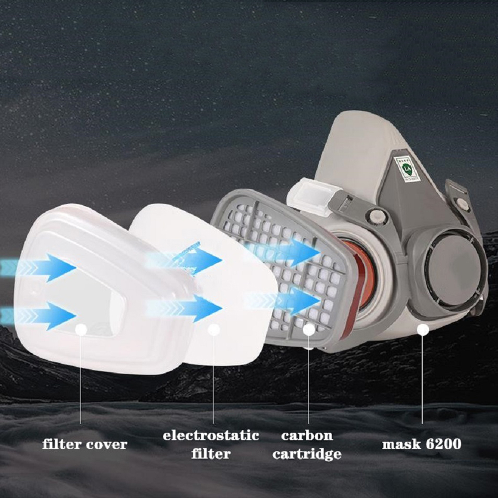 6200 Chemical Half Face Dustpr - Dust Mask Construction のレビューと価格