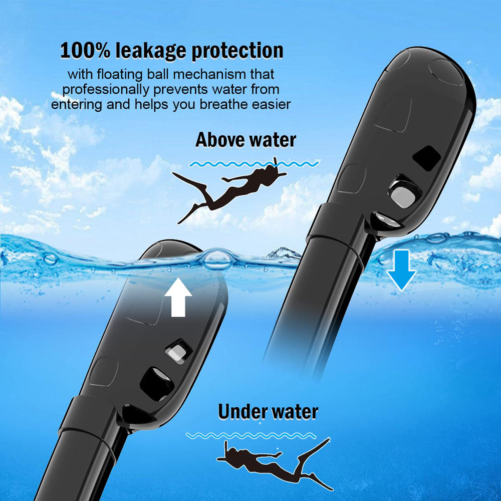 Full Face Snorkel Mask 180°Pan - Anti Pollution Mask のレビューと価格