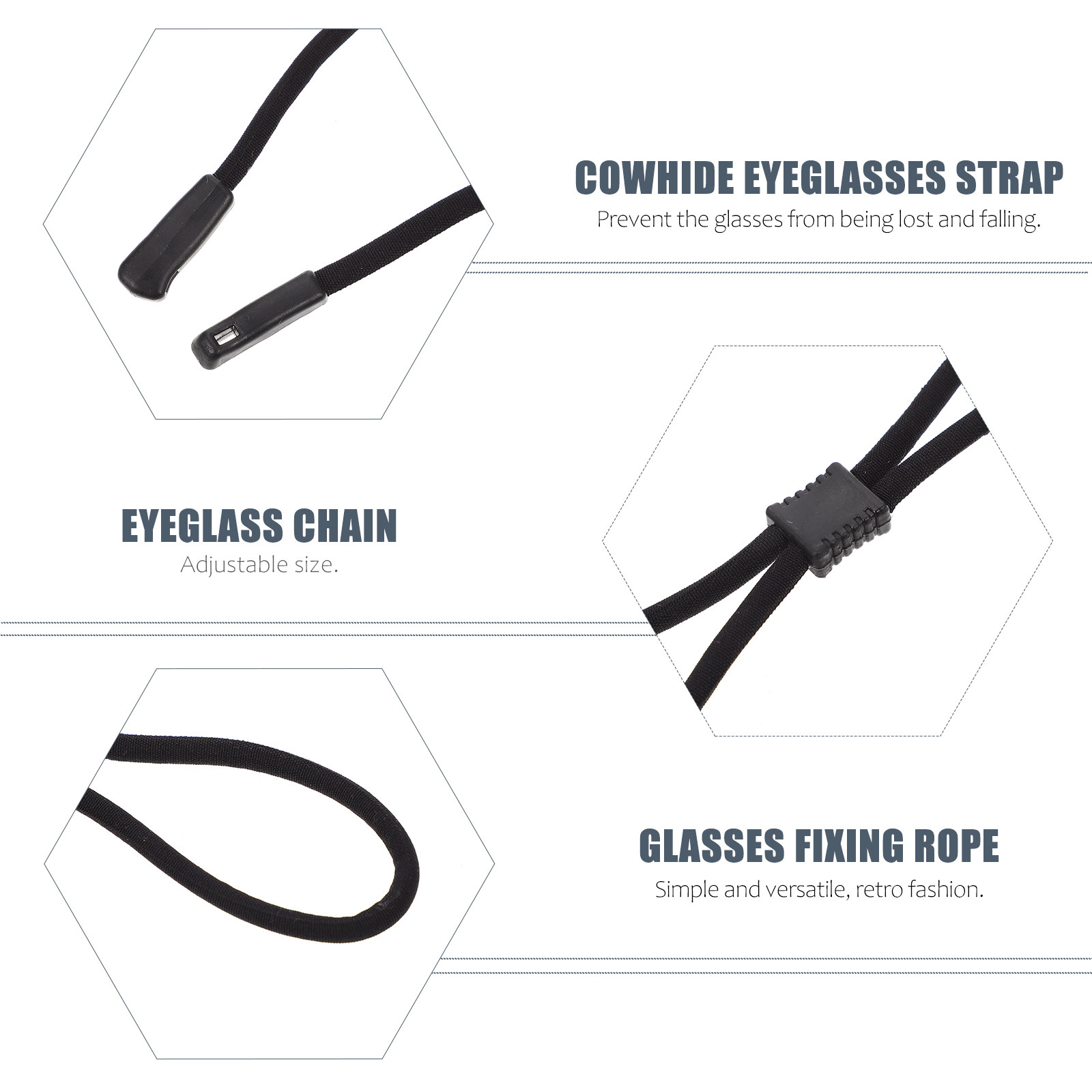 5Pcs Multi-Purpose Eyeglass Ch - Mask Lanyard Adjustable のレビューと価格