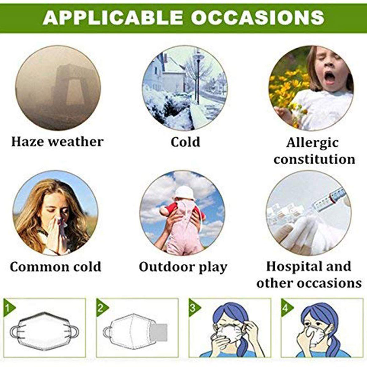 20pcs Fine Denier Face Mask Fi - Pm2.5 Filter Insert のレビューと価格