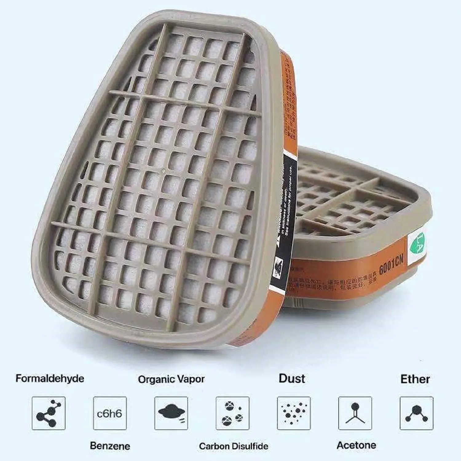 Activated Carbon 6001 Cartridg - Dust Mask Construction のレビューと価格