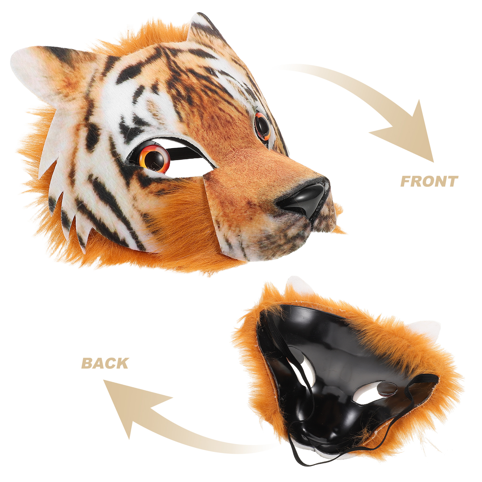 Tiger Mask 3d Animal Kids Masq - Kids Face Mask のレビューと価格