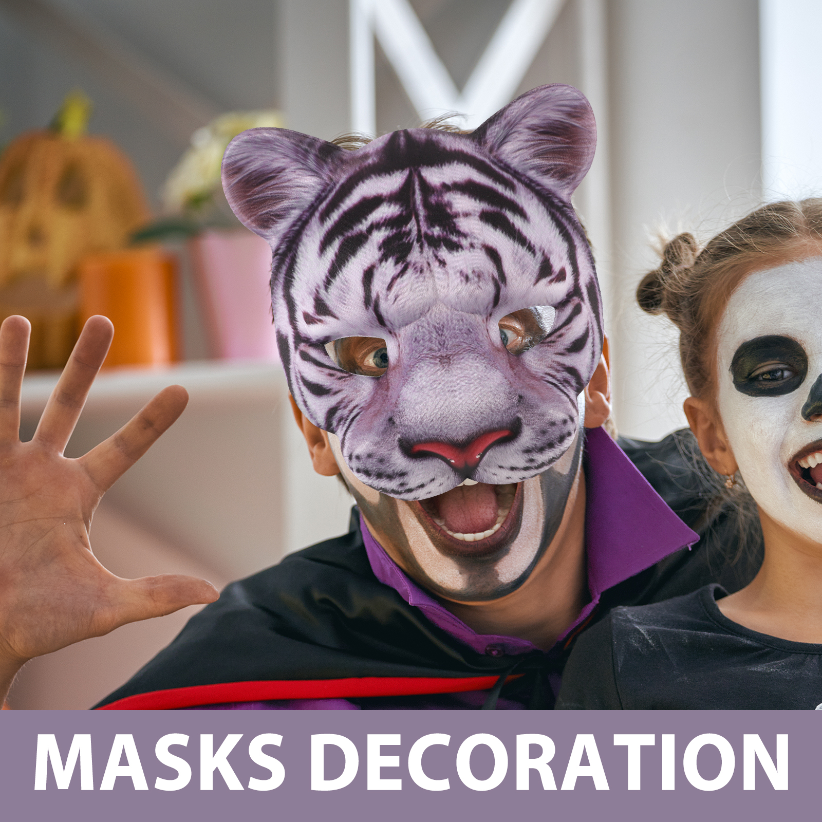 Tiger Mask 3d Animal Kids Masq - Kids Face Mask のレビューと価格