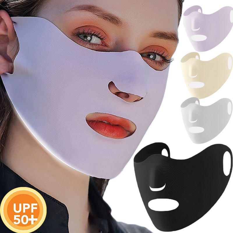 Ice Silk Sunscreen Mask Female - Sports Mask Breathable のレビューと価格
