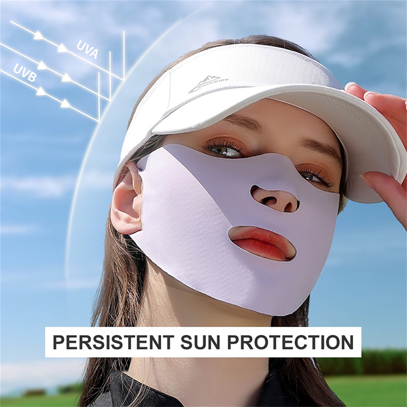 Ice Silk Sunscreen Mask Female - Sports Mask Breathable のレビューと価格