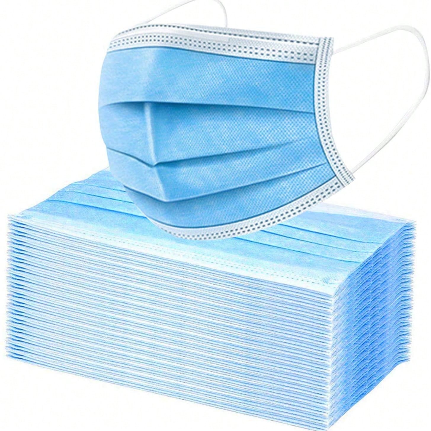 50pcs,200pcs,600pc Single Use  - Disposable Mask Blue のレビューと価格