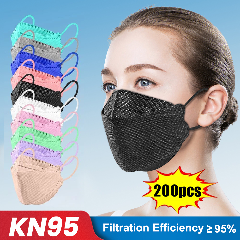 10-200pcs ffp2 mascarillas CE  - Disposable Surgical Mask のレビューと価格