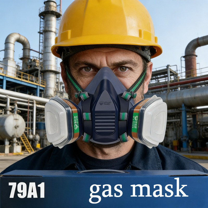 Gas Mask Half Full Face Protec - Respirator Half Face のレビューと価格