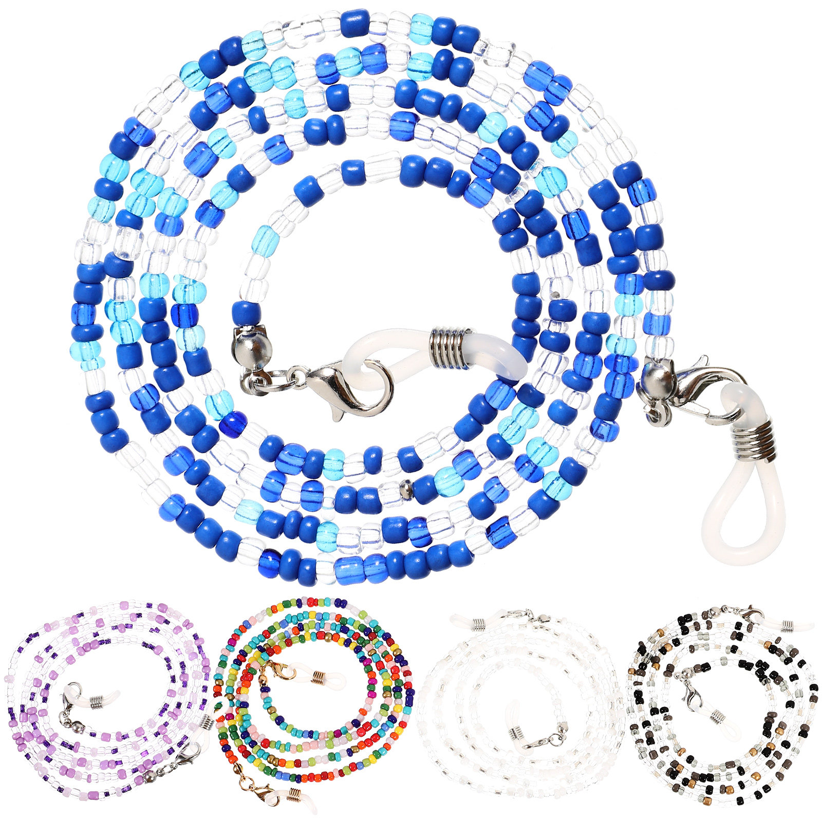 5Pcs Glasses Chain for Women B - Mask Chain Holder のレビューと価格